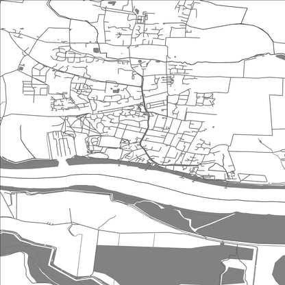 ROAD MAP OF BURNHAM ON CROUCH, UNITED KINGDOM BY MAPBAKES