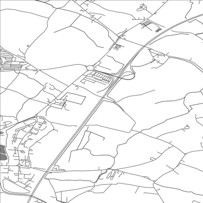 ROAD MAP OF BURNHAM WITHOUT, UNITED KINGDOM BY MAPBAKES