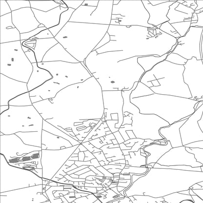 ROAD MAP OF CABUS, UNITED KINGDOM BY MAPBAKES