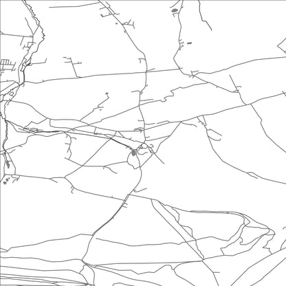 ROAD MAP OF CALBOURNE, NEWTOWN AND PORCHFIELD, UNITED KINGDOM BY MAPBAKES