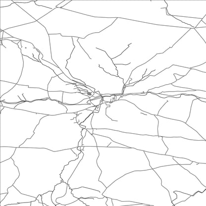 ROAD MAP OF CALDBECK, UNITED KINGDOM BY MAPBAKES