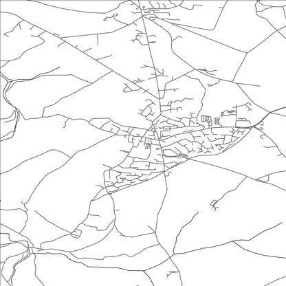 ROAD MAP OF CALLINGTON, UNITED KINGDOM BY MAPBAKES