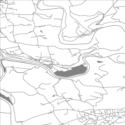 ROAD MAP OF CALSTOCK, UNITED KINGDOM BY MAPBAKES