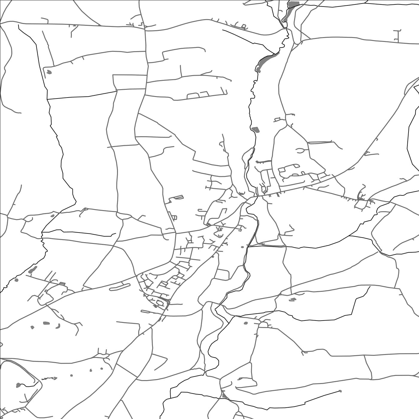 ROAD MAP OF CAMELFORD, UNITED KINGDOM BY MAPBAKES