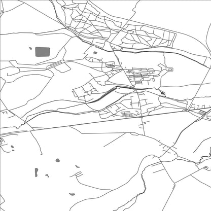 ROAD MAP OF CAMPTON AND CHICKSANDS, UNITED KINGDOM BY MAPBAKES