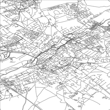 ROAD MAP OF CANTERBURY, UNITED KINGDOM BY MAPBAKES