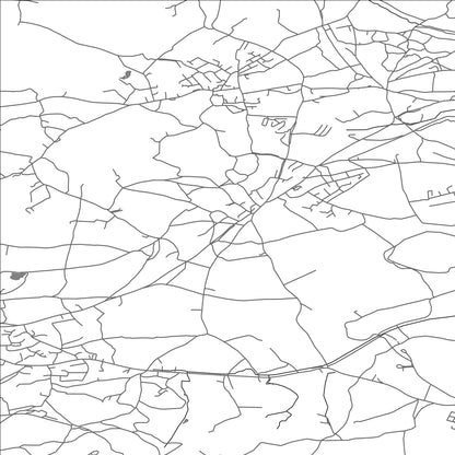 ROAD MAP OF CARHARRACK, UNITED KINGDOM BY MAPBAKES