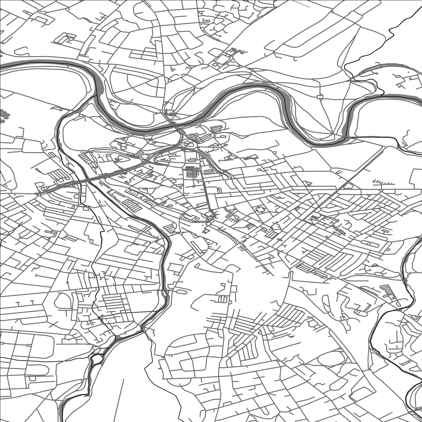 ROAD MAP OF CARLISLE, UNITED KINGDOM BY MAPBAKES