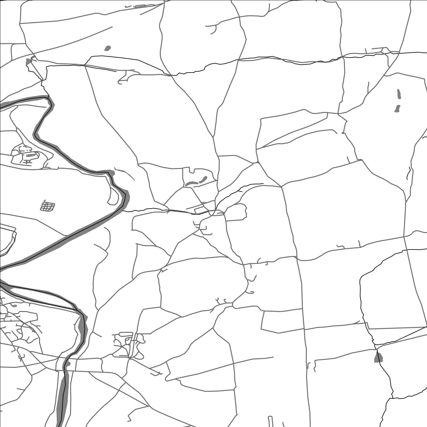 ROAD MAP OF CASTERTON, UNITED KINGDOM BY MAPBAKES