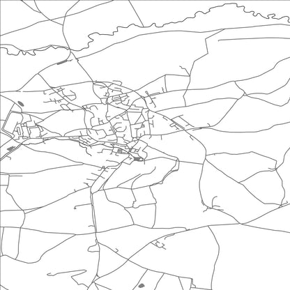 ROAD MAP OF CASTLE CARY, UNITED KINGDOM BY MAPBAKES