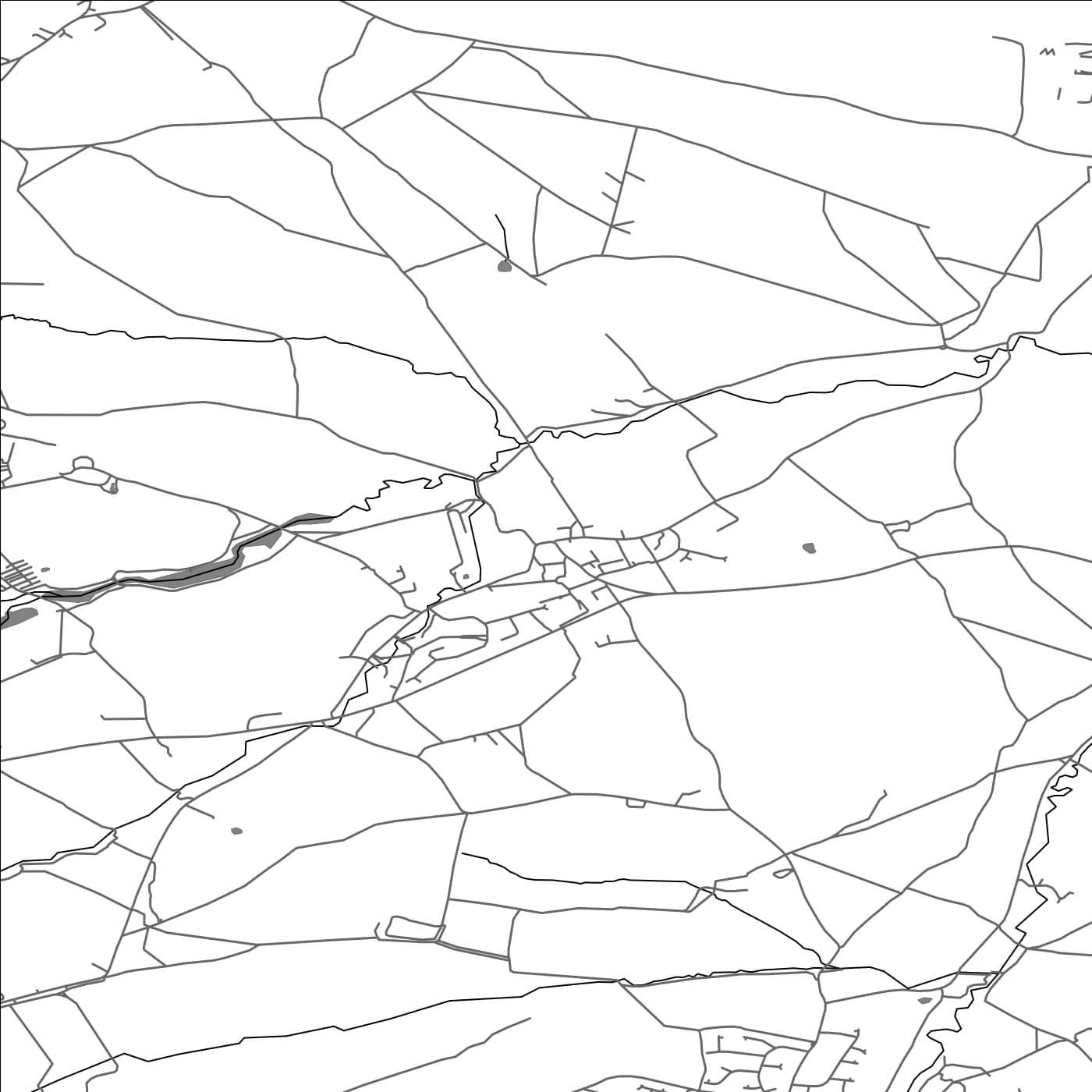 ROAD MAP OF CAWTHORNE, UNITED KINGDOM BY MAPBAKES