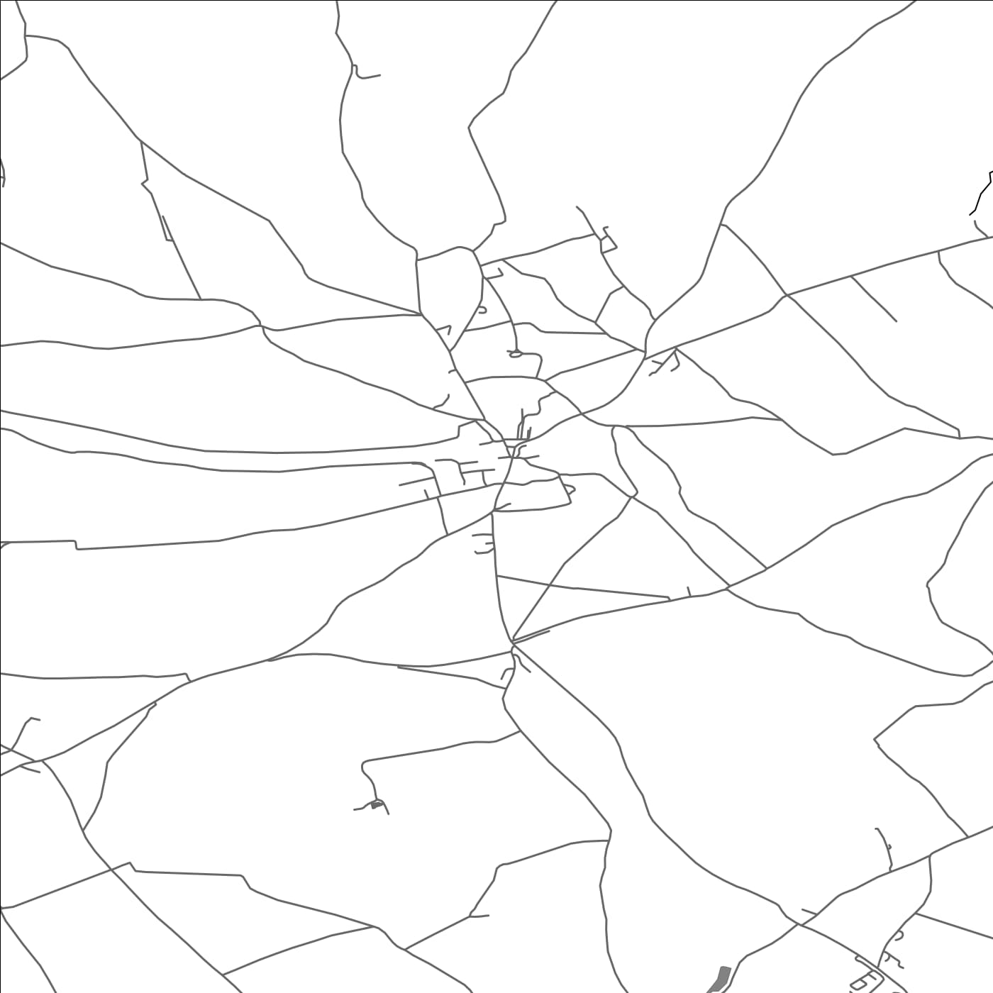 ROAD MAP OF CHARLTON HORETHORNE, UNITED KINGDOM BY MAPBAKES