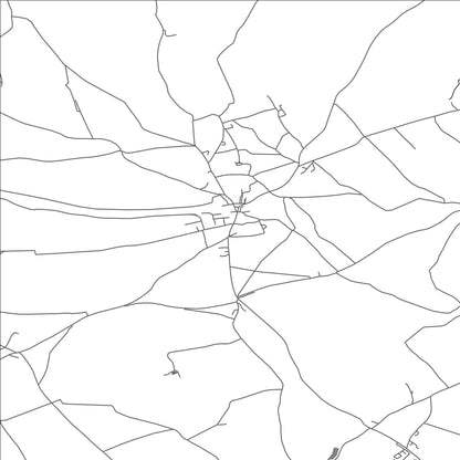 ROAD MAP OF CHARLTON HORETHORNE, UNITED KINGDOM BY MAPBAKES