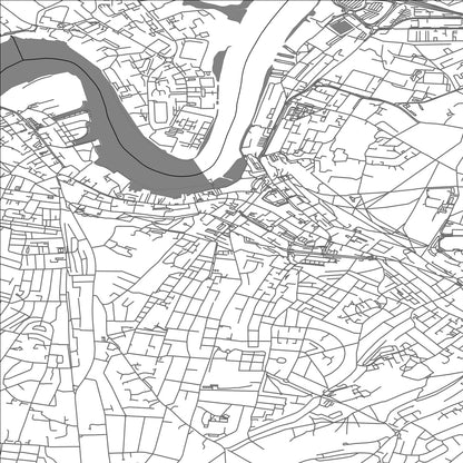 ROAD MAP OF CHATHAM, UNITED KINGDOM BY MAPBAKES