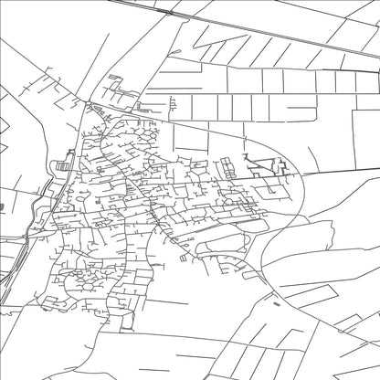 ROAD MAP OF CHATTERIS, UNITED KINGDOM BY MAPBAKES