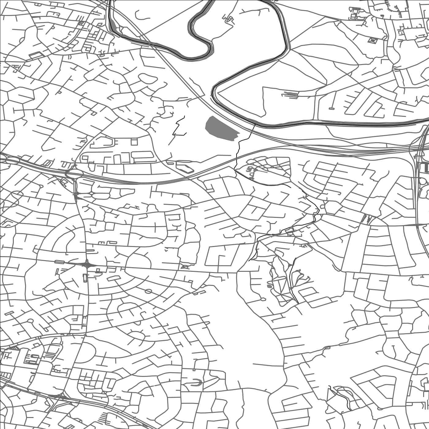 ROAD MAP OF CHEADLE AND GATLEY, UNITED KINGDOM BY MAPBAKES