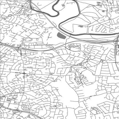 ROAD MAP OF CHEADLE AND GATLEY, UNITED KINGDOM BY MAPBAKES