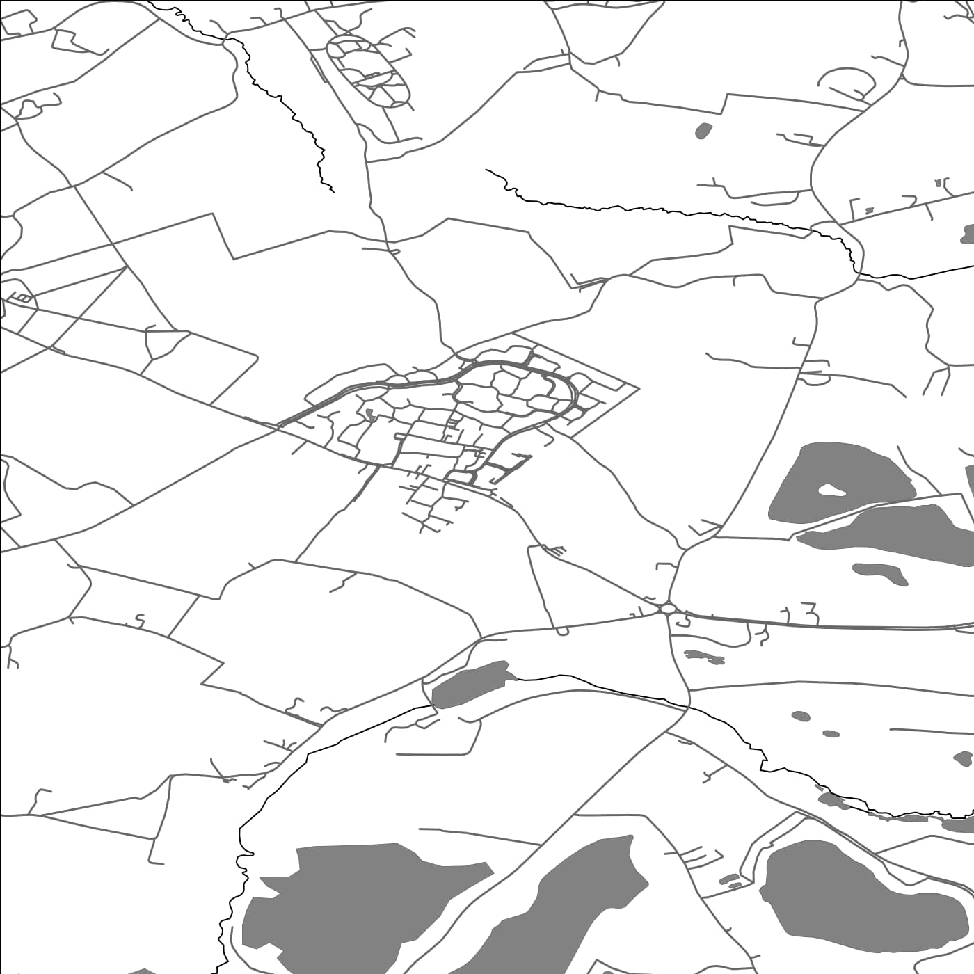 ROAD MAP OF CHELFORD, UNITED KINGDOM BY MAPBAKES