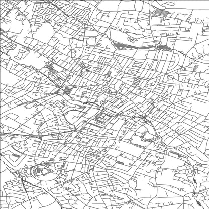 ROAD MAP OF CHELTENHAM, UNITED KINGDOM BY MAPBAKES