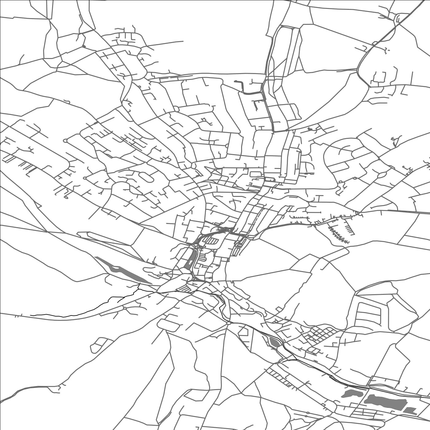 ROAD MAP OF CHESHAM, UNITED KINGDOM BY MAPBAKES