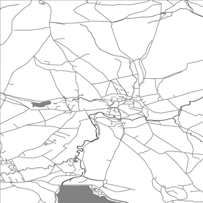 ROAD MAP OF CHEW MAGNA, UNITED KINGDOM BY MAPBAKES