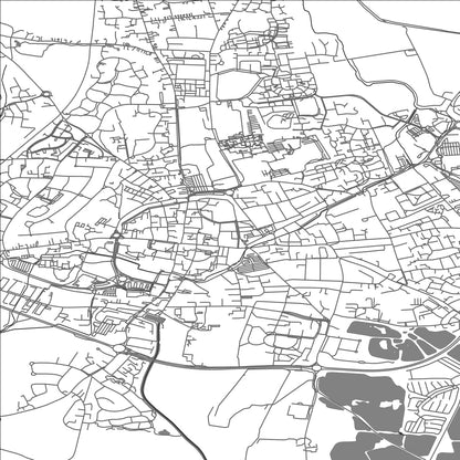 ROAD MAP OF CHICHESTER, UNITED KINGDOM BY MAPBAKES