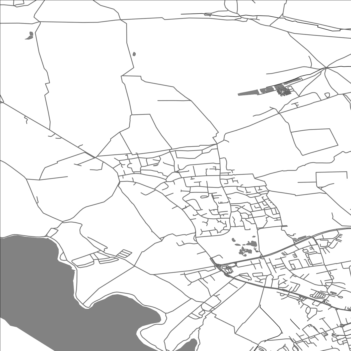 ROAD MAP OF CHICKERELL, UNITED KINGDOM BY MAPBAKES