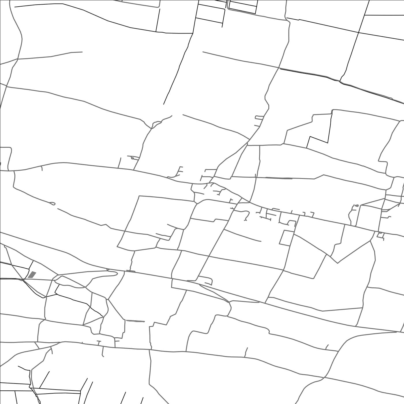 ROAD MAP OF CHILTON POLDEN, UNITED KINGDOM BY MAPBAKES