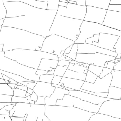 ROAD MAP OF CHILTON POLDEN, UNITED KINGDOM BY MAPBAKES