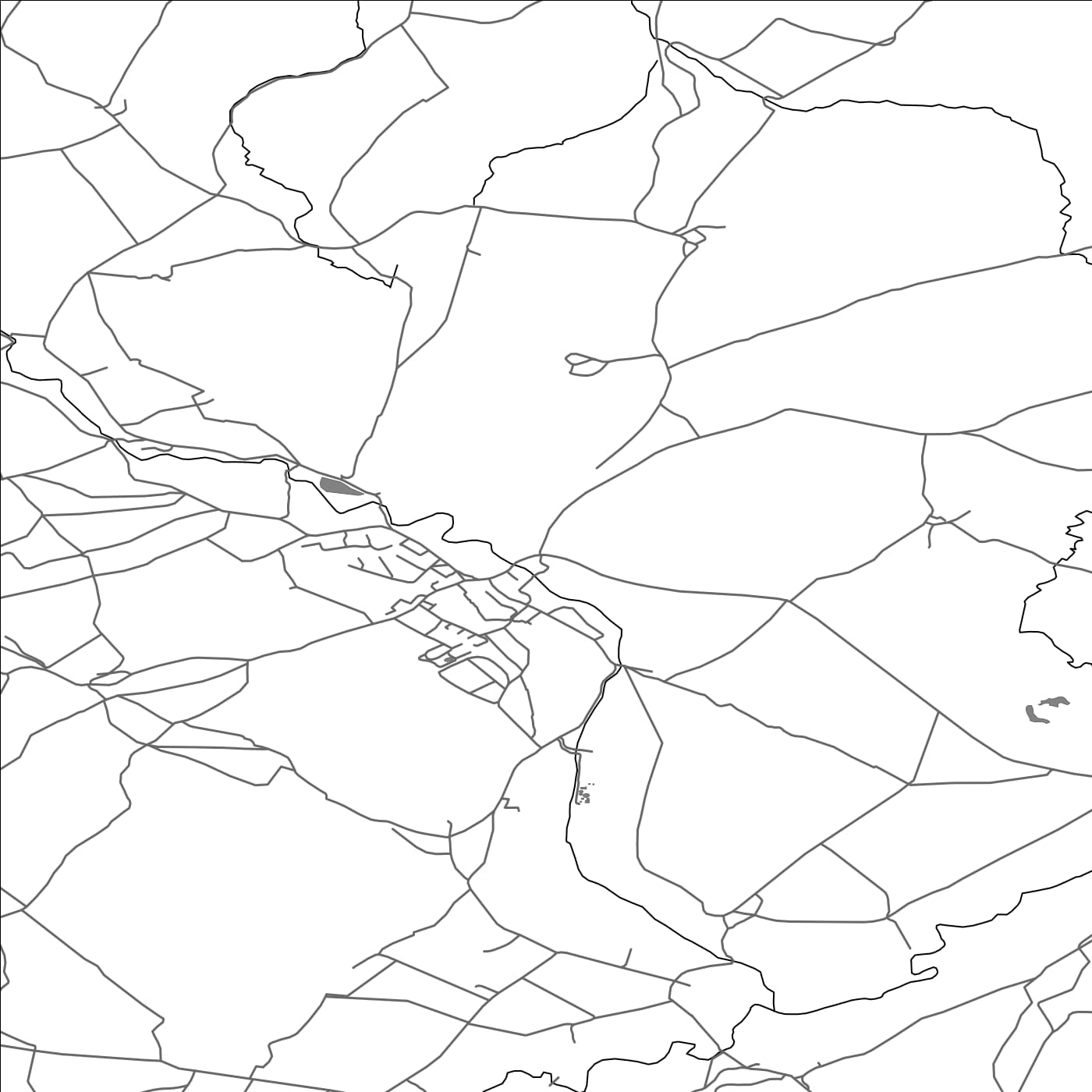 ROAD MAP OF CHIPPING, UNITED KINGDOM BY MAPBAKES