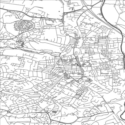 ROAD MAP OF CHORLEY, UNITED KINGDOM BY MAPBAKES