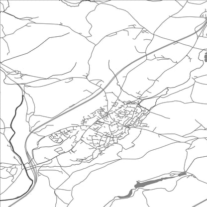 ROAD MAP OF CHUDLEIGH, UNITED KINGDOM BY MAPBAKES