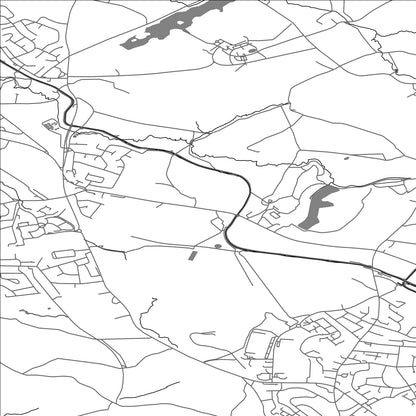 ROAD MAP OF CHURCH LAWTON, UNITED KINGDOM BY MAPBAKES