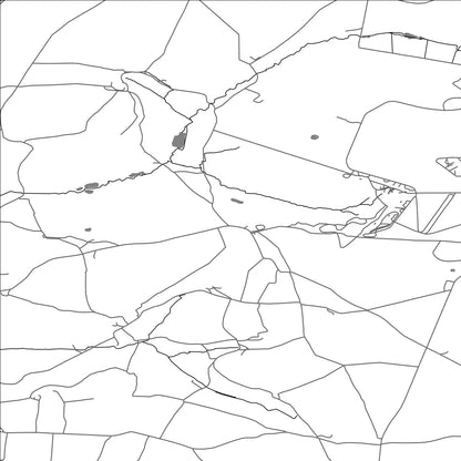 ROAD MAP OF CHURCHSTANTON, UNITED KINGDOM BY MAPBAKES