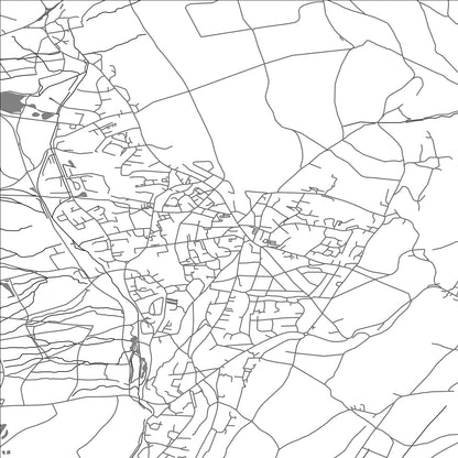 ROAD MAP OF CINDERFORD, UNITED KINGDOM BY MAPBAKES