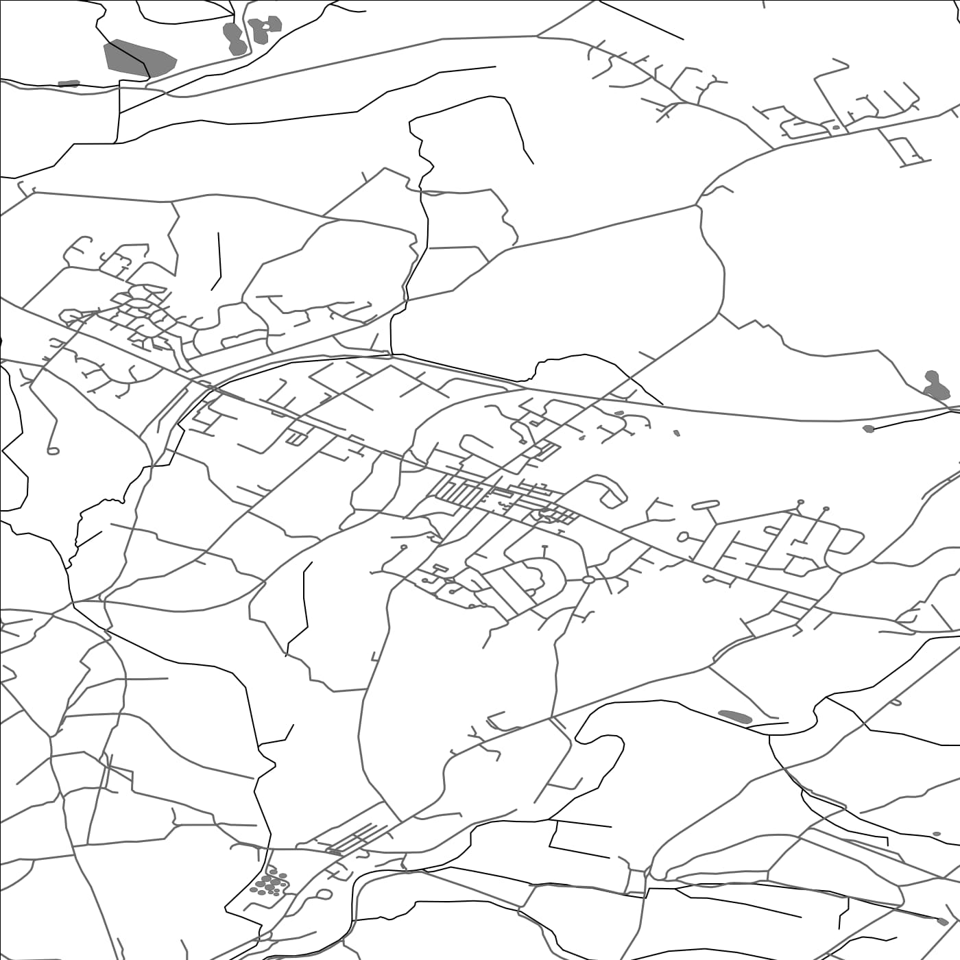 ROAD MAP OF CLEATOR MOOR, UNITED KINGDOM BY MAPBAKES