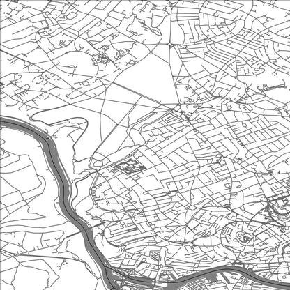 ROAD MAP OF CLIFTON, UNITED KINGDOM BY MAPBAKES