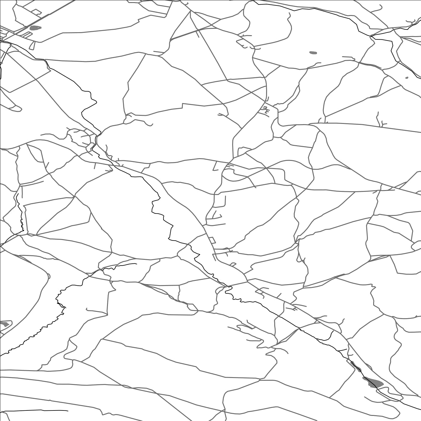 ROAD MAP OF CLIVIGER, UNITED KINGDOM BY MAPBAKES