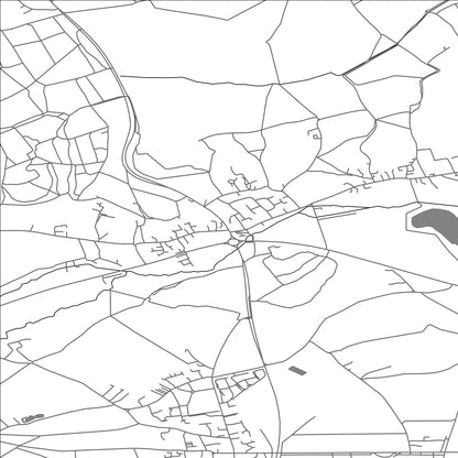 ROAD MAP OF CLOPHILL, UNITED KINGDOM BY MAPBAKES