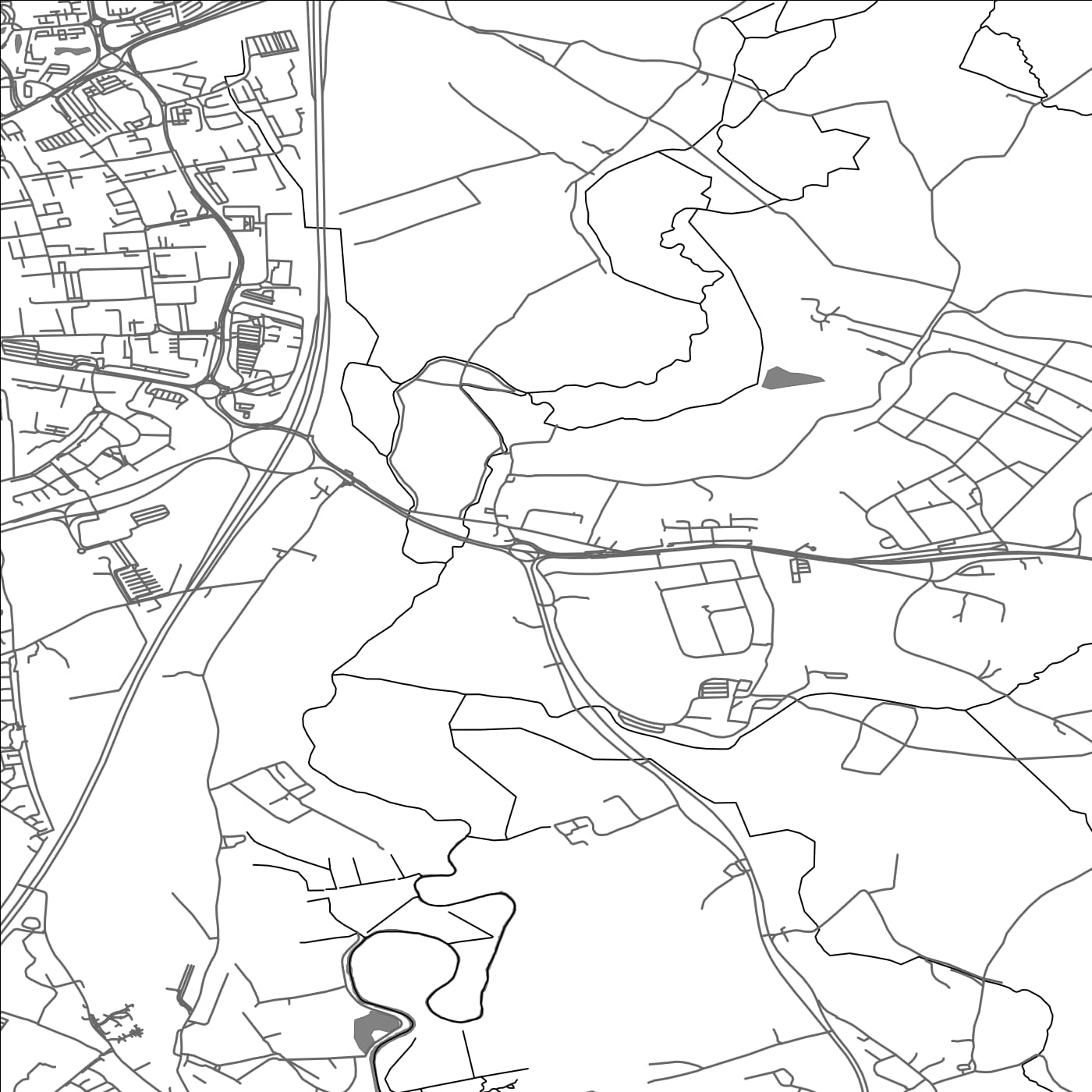 ROAD MAP OF CLYST ST MARY, UNITED KINGDOM BY MAPBAKES