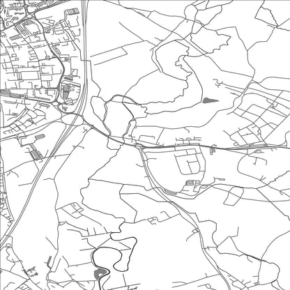 ROAD MAP OF CLYST ST MARY, UNITED KINGDOM BY MAPBAKES