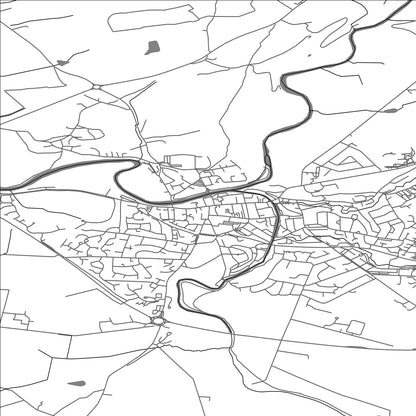 ROAD MAP OF COCKERMOUTH, UNITED KINGDOM BY MAPBAKES