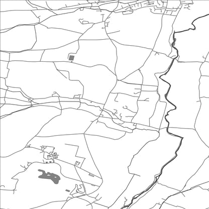 ROAD MAP OF COLATON RALEIGH, UNITED KINGDOM BY MAPBAKES