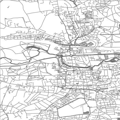 ROAD MAP OF COLCHESTER, UNITED KINGDOM BY MAPBAKES