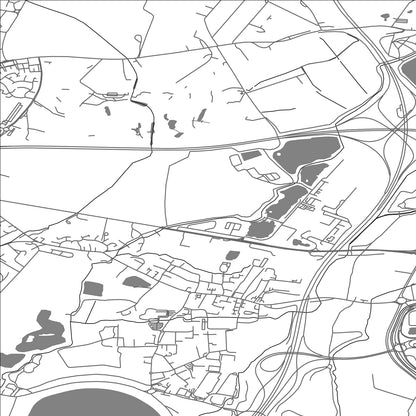 ROAD MAP OF COLNBROOK WITH POYLE, UNITED KINGDOM BY MAPBAKES