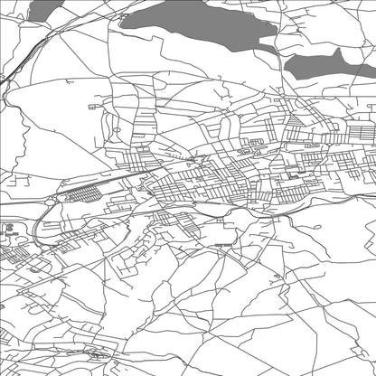 ROAD MAP OF COLNE, UNITED KINGDOM BY MAPBAKES