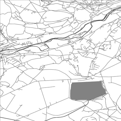 ROAD MAP OF COLNE VALLEY, UNITED KINGDOM BY MAPBAKES