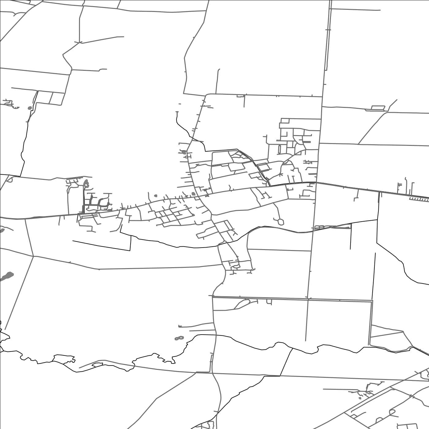 ROAD MAP OF COMBERTON, UNITED KINGDOM BY MAPBAKES