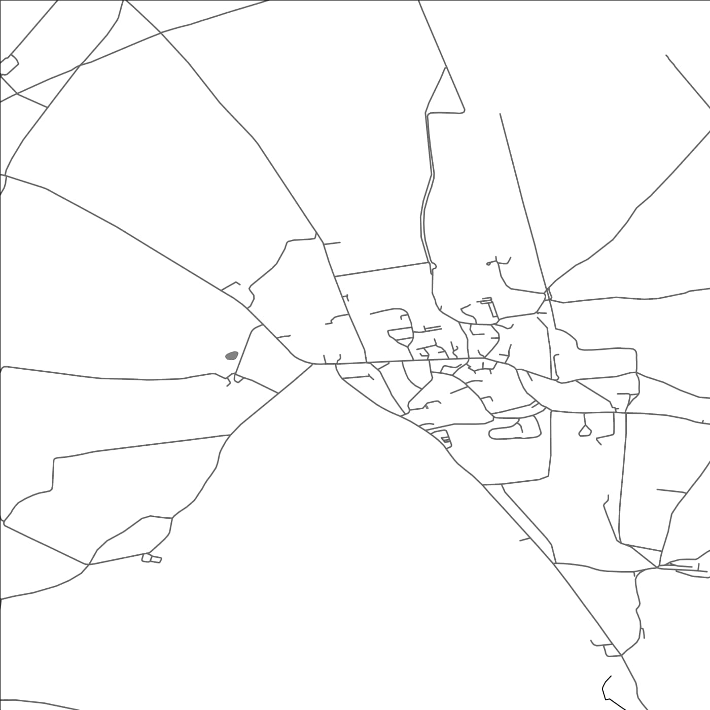 ROAD MAP OF COMPTON, UNITED KINGDOM BY MAPBAKES