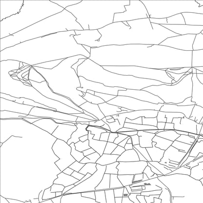 ROAD MAP OF COMPTON BISHOP, UNITED KINGDOM BY MAPBAKES